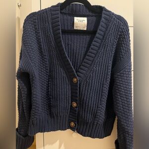 Abercrombie & Fitch Navy Cardigan